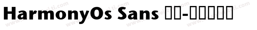 HarmonyOs Sans 常规字体转换